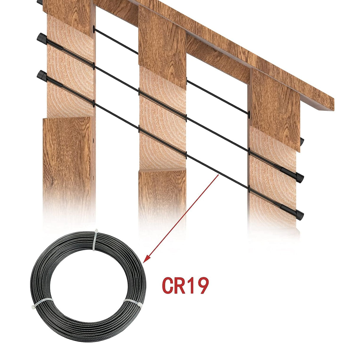 10 Pair Invisible Cable Railing Kit 1/8 Swage Tensioner and Terminal T316 Stainless Steel R561