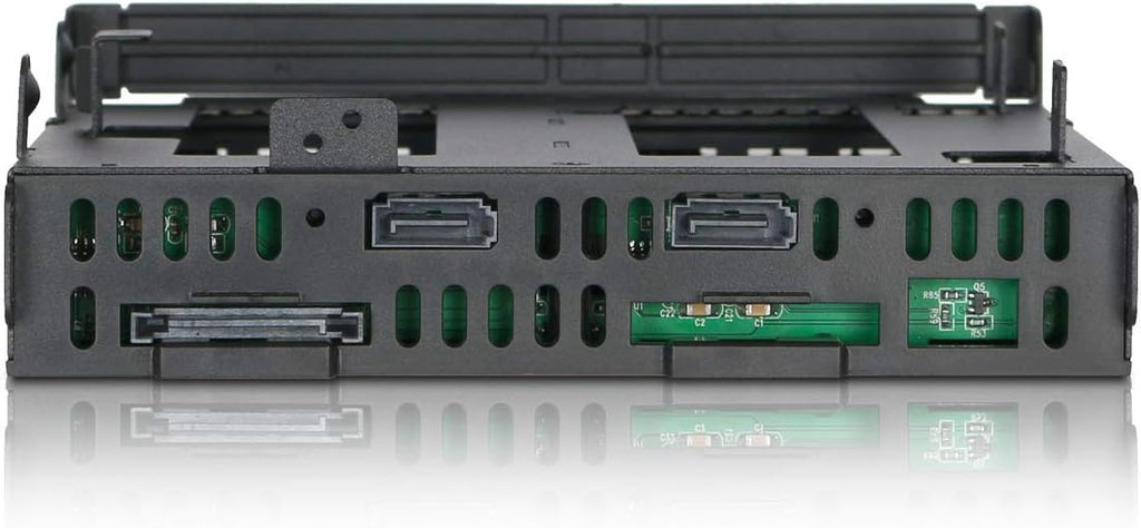 2 x 2.5 SAS/SATA HDD/SSD Mobile Rack + Slim Optical Drive Slot for 5.25 Bay M71040