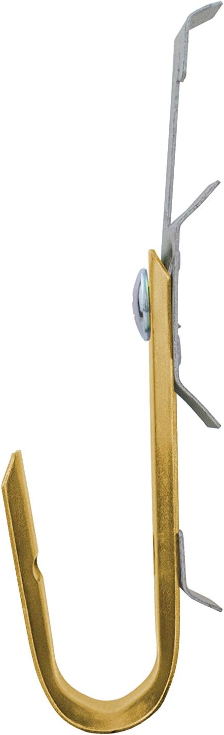 Heavy Duty Metal Cable & Wire Support J-Hook Hangers with Bat Wing Clip R28793