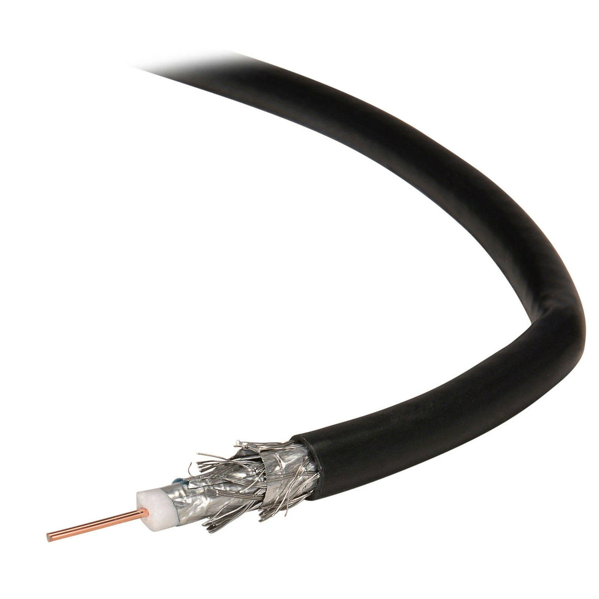 RG-6 Quad Shield Coaxial Cable 18 AWG 75 Ohm 250 ft V35387