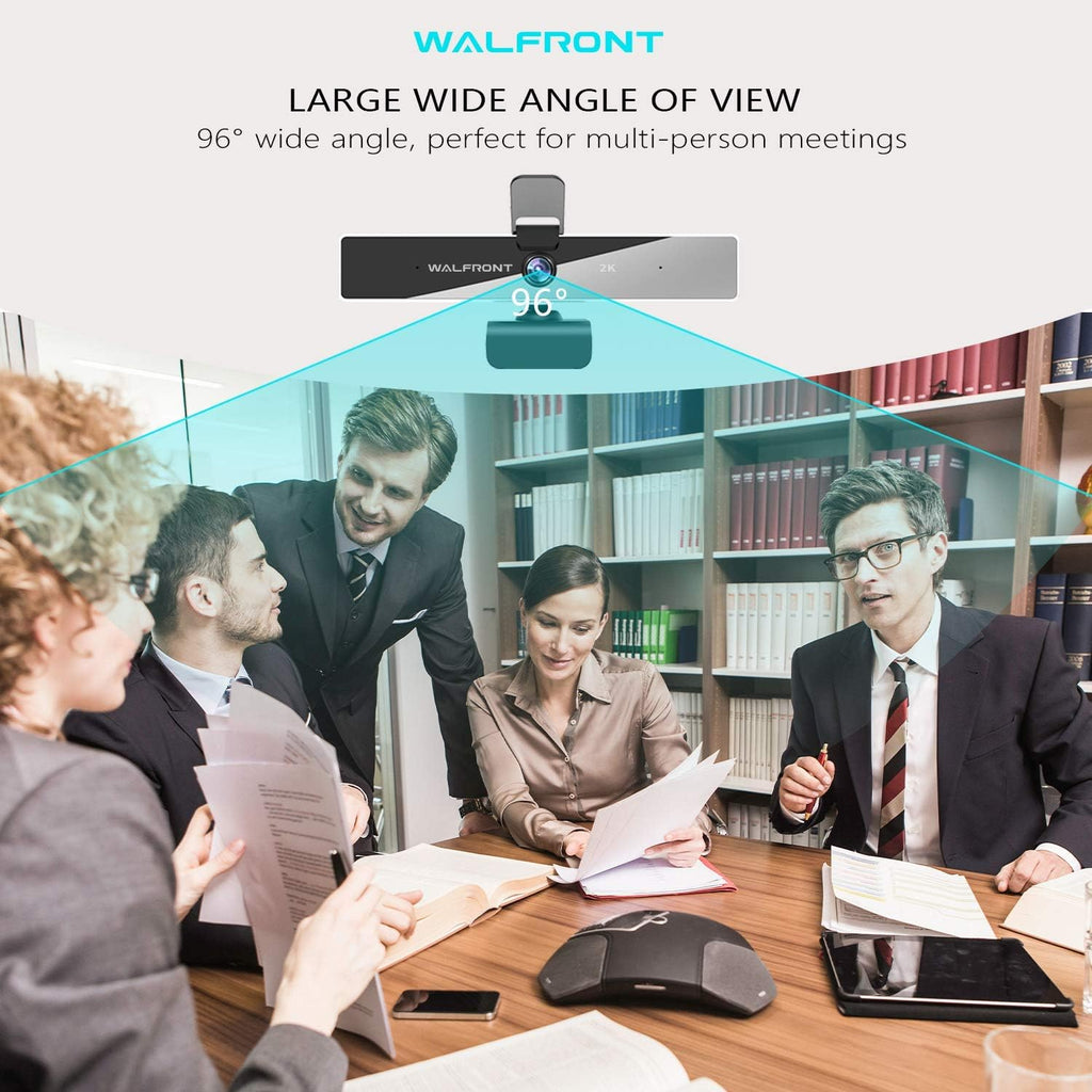 2K Webcam with Microphone and Privacy Cover N505