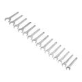 Metric Service Wrench Set, 15-Piece H592