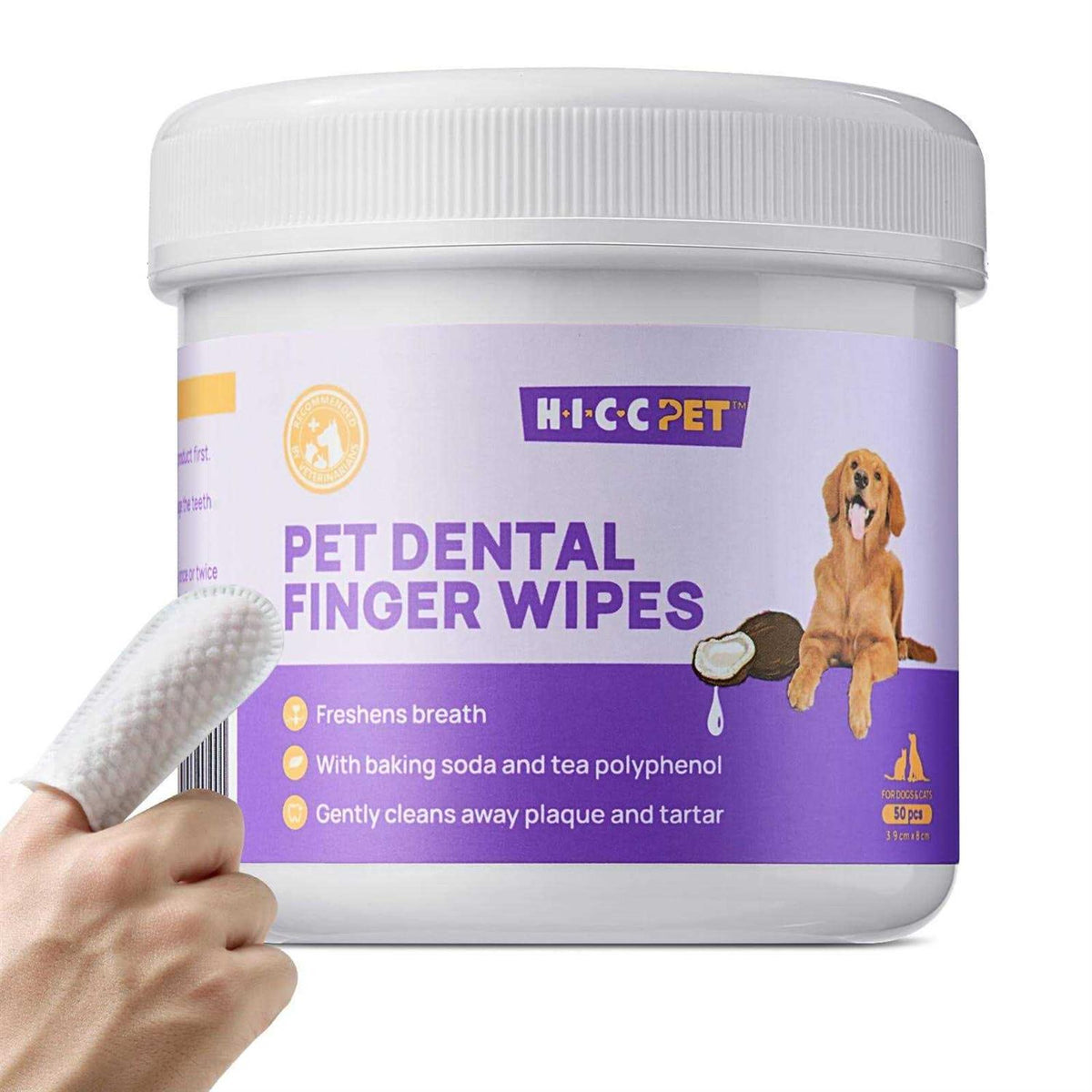 Teeth Cleaning Wipes for Dogs & Cats I182564