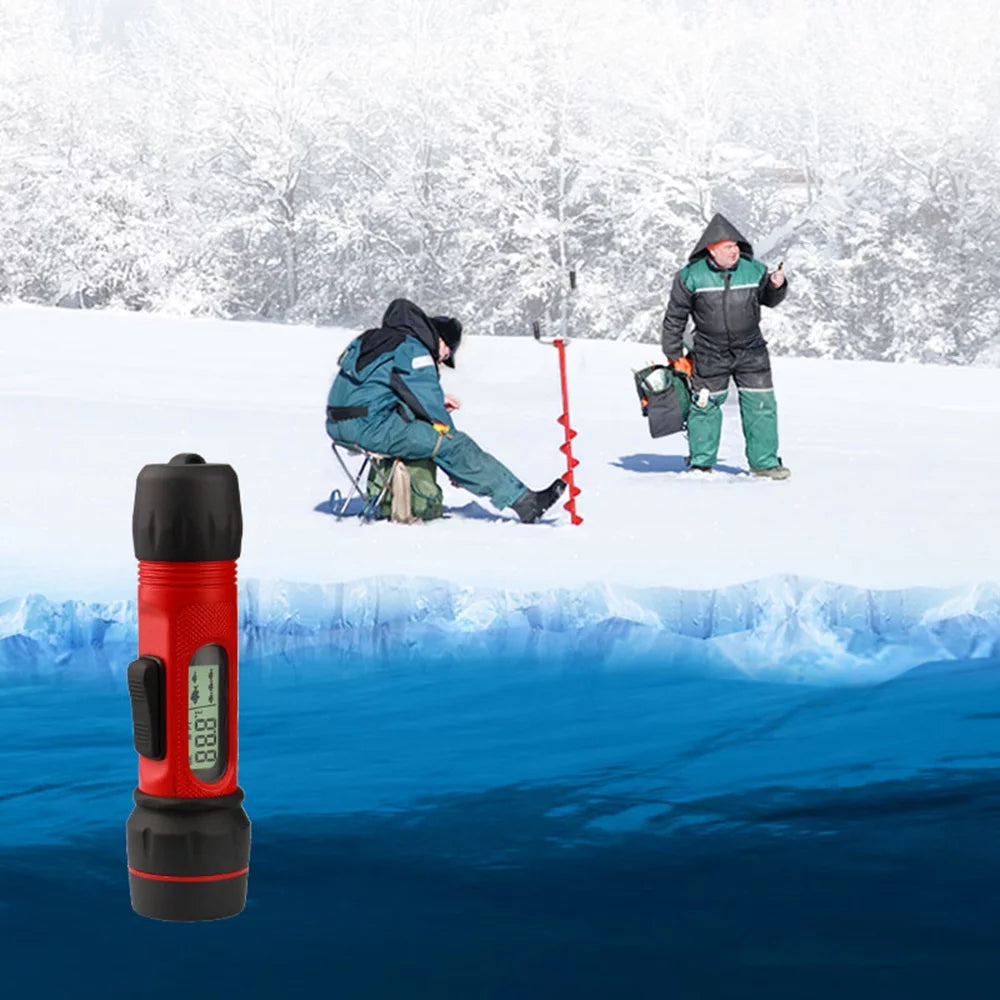 Sonar Ice Fishing Fishfinder with 0.8-90m Detection Depth R729