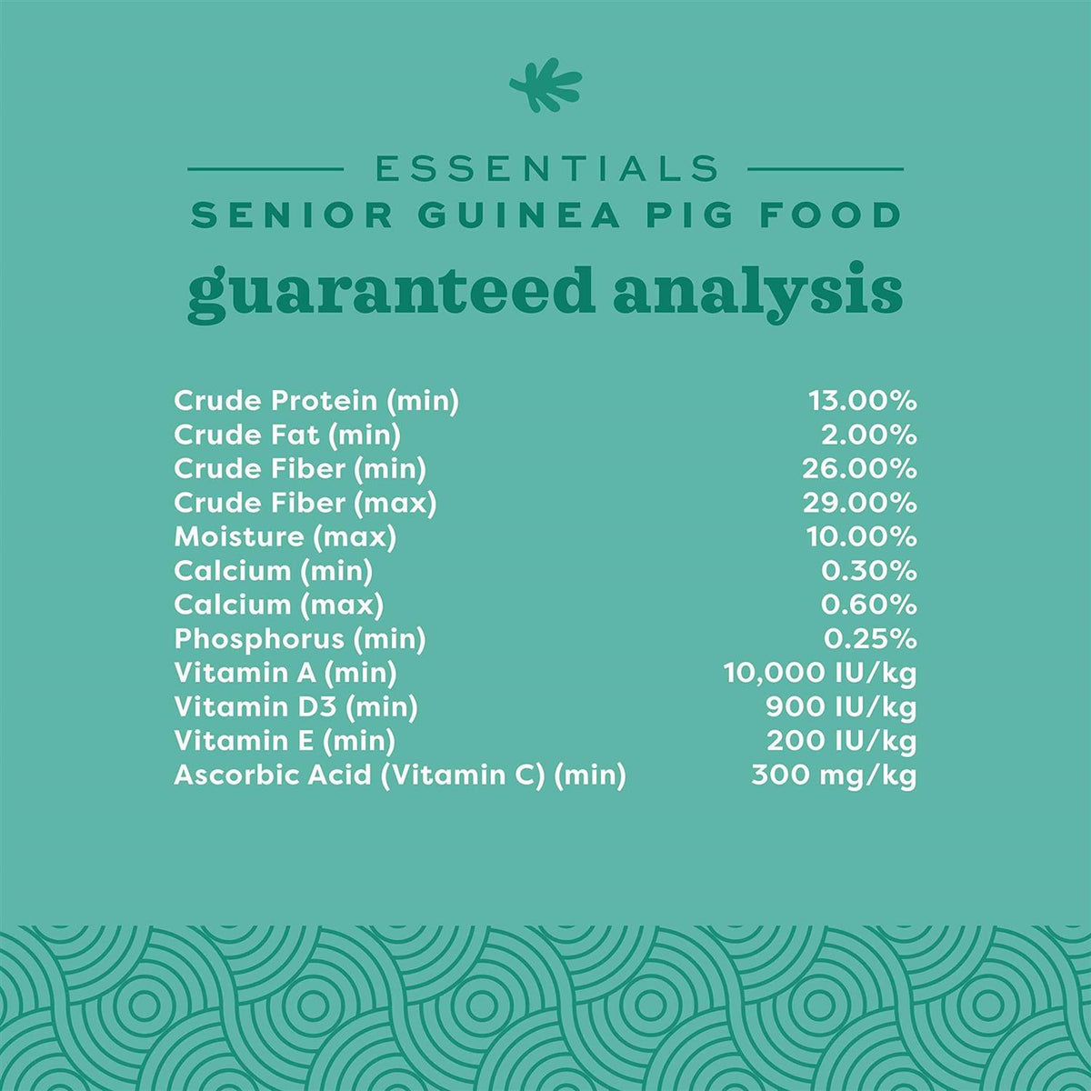 Senior Guinea Pig Food G250123
