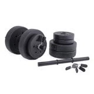 40lb Adjustable Vinyl Dumbbell Set L730