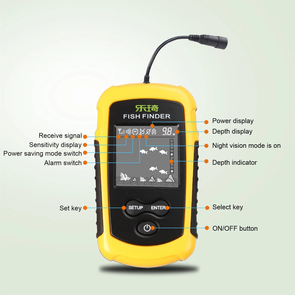 Portable Digital Display Fish Depth Finder B12727