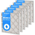 9.38x9.38x1 MERV 8 Pleated Air Filters 6 Pack V551259