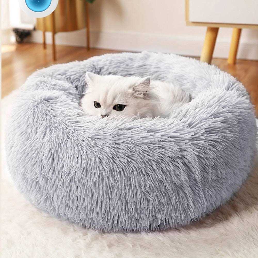Grey Anti Anxiety Cat Bed S43923