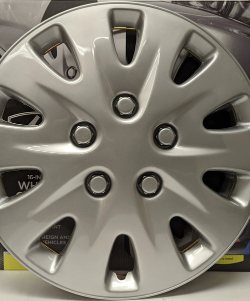 16-in Silver ABS Plastic Wheel Cover J44613