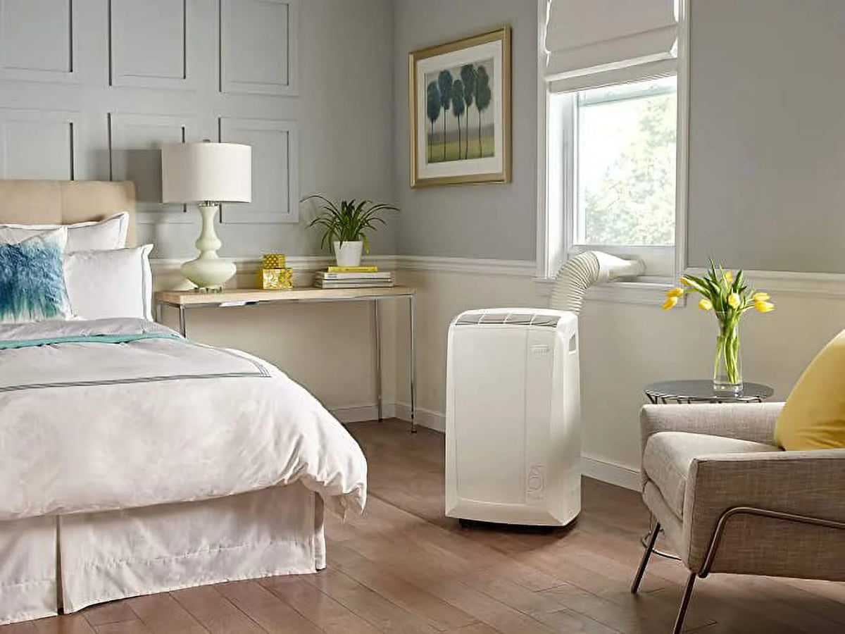 Restored 10,000 BTU 3-Speed Portable Air Conditioner with Dehumidifier O488
