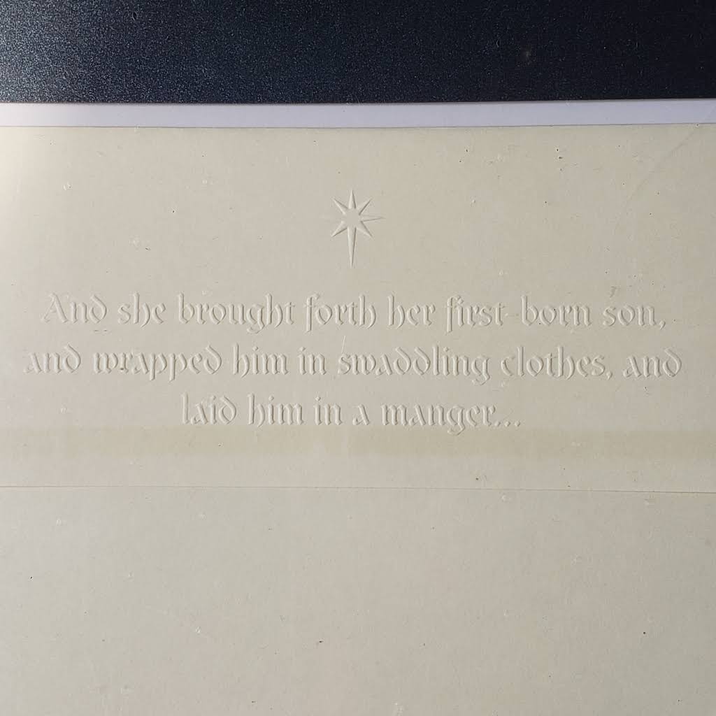 Handmade Religious Holiday Cards X169