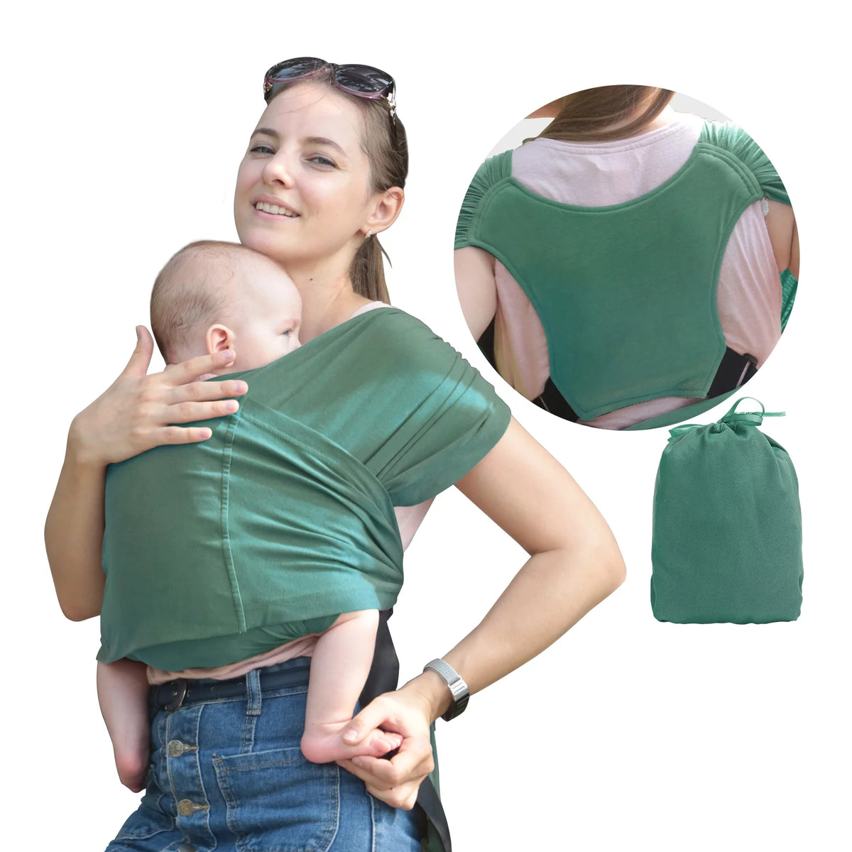 Organic Cotton Adjustable Baby Wrap Carrier G530