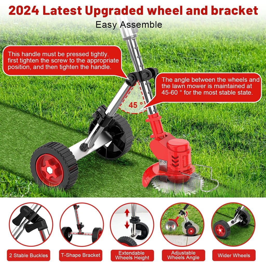 Cordless Electric Grass Trimmer & Edger 6 inch 3-in-1 K644