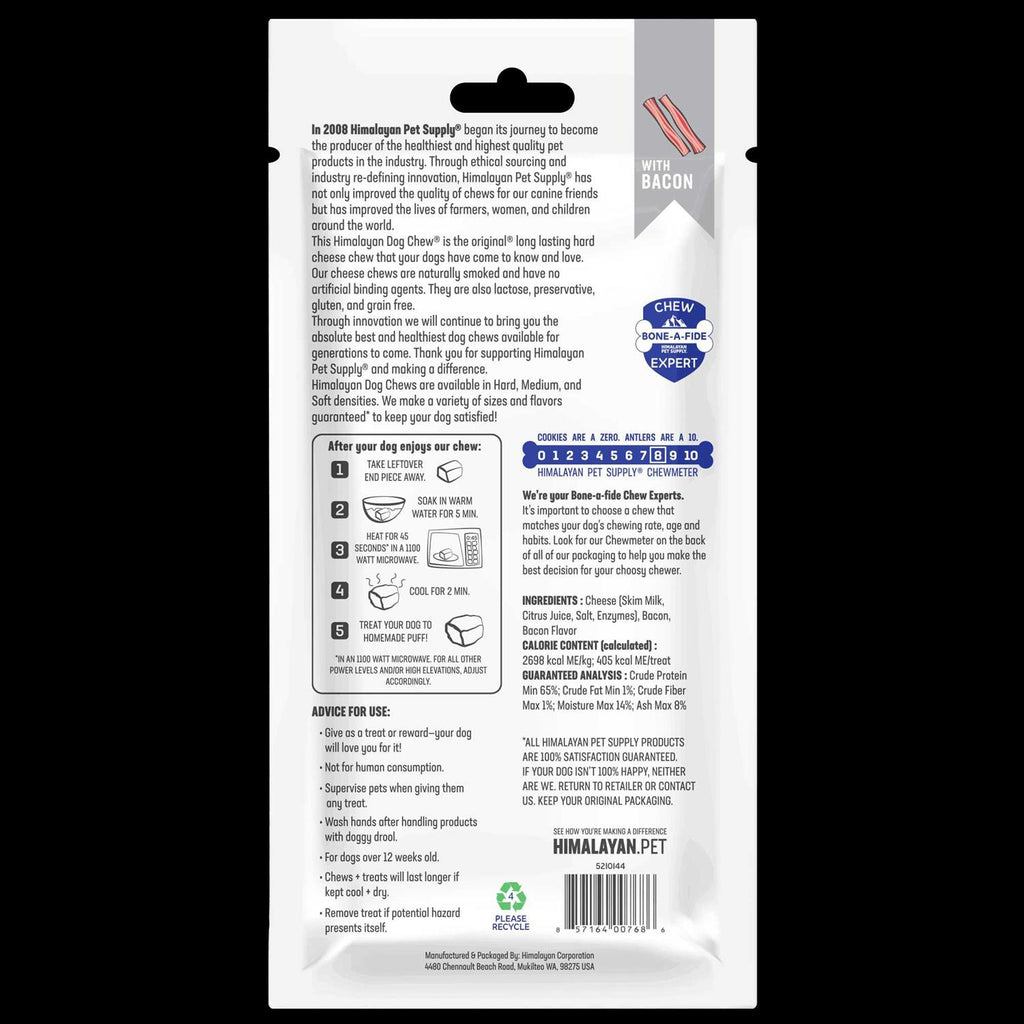 Himalayan Dog Chew Bacon W238