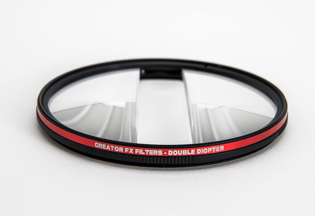 Double Glass Split Diopter Lens Filter 82mm T89471