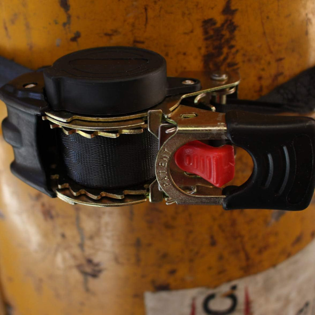 4 Auto Retract Ratchet Straps 1 x 6' Retractable Cargo Tie-Downs F436698