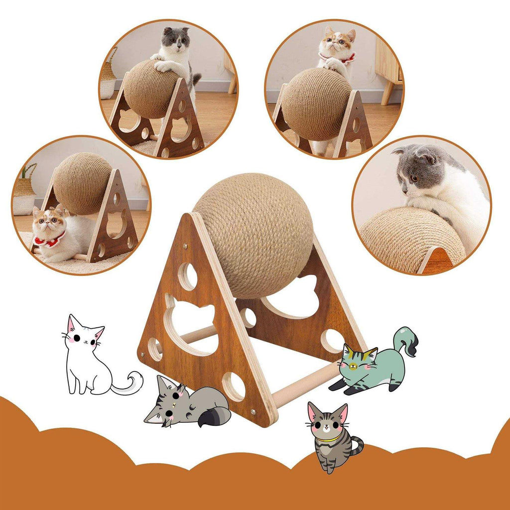 Natural Sisal Cat Scratching Ball R74233