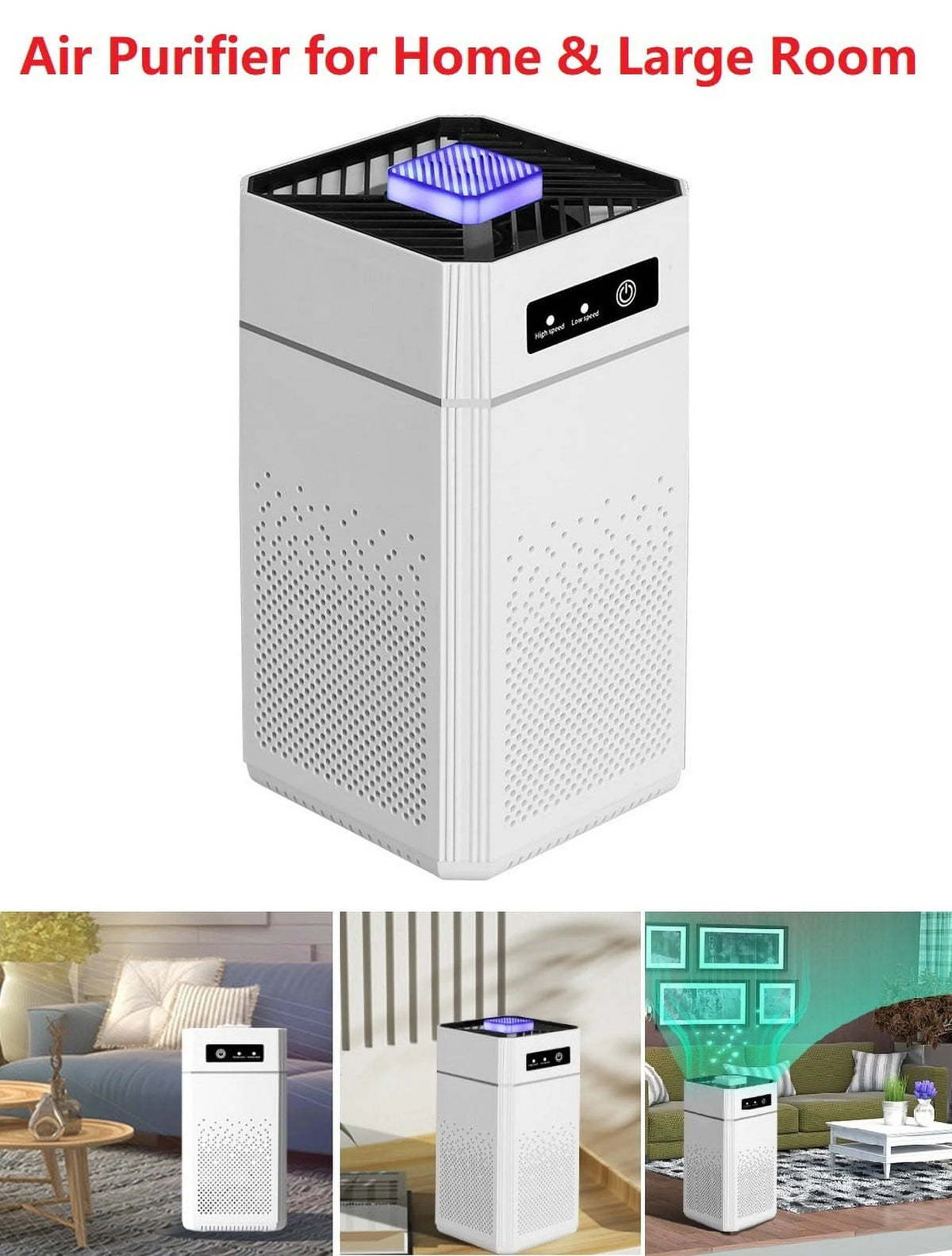 White Air Purifier for Large Room J154660
