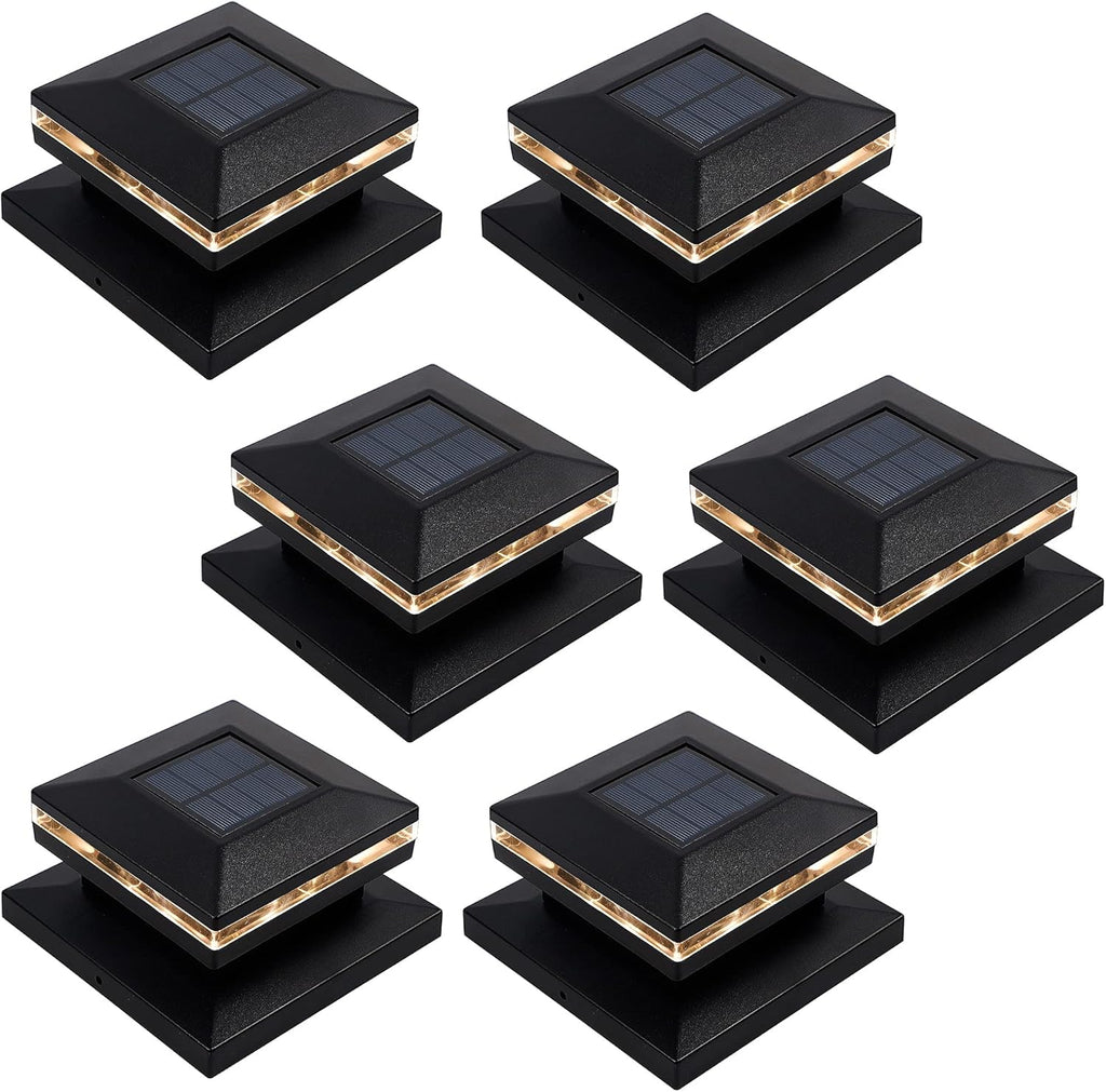 15 Lumen Solar Post Cap Light, 6 Pack A664