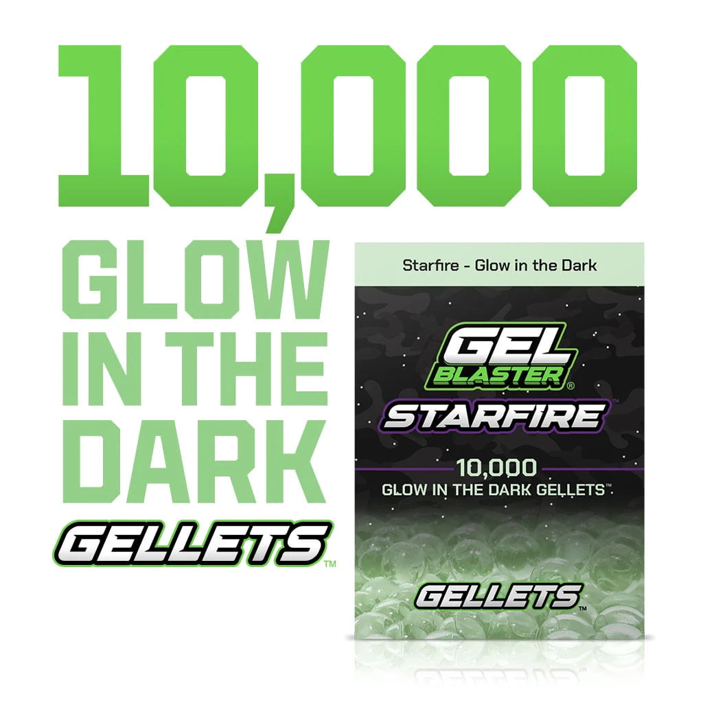10k Count Glow-in-the-Dark Gel Blaster Ammo X3454