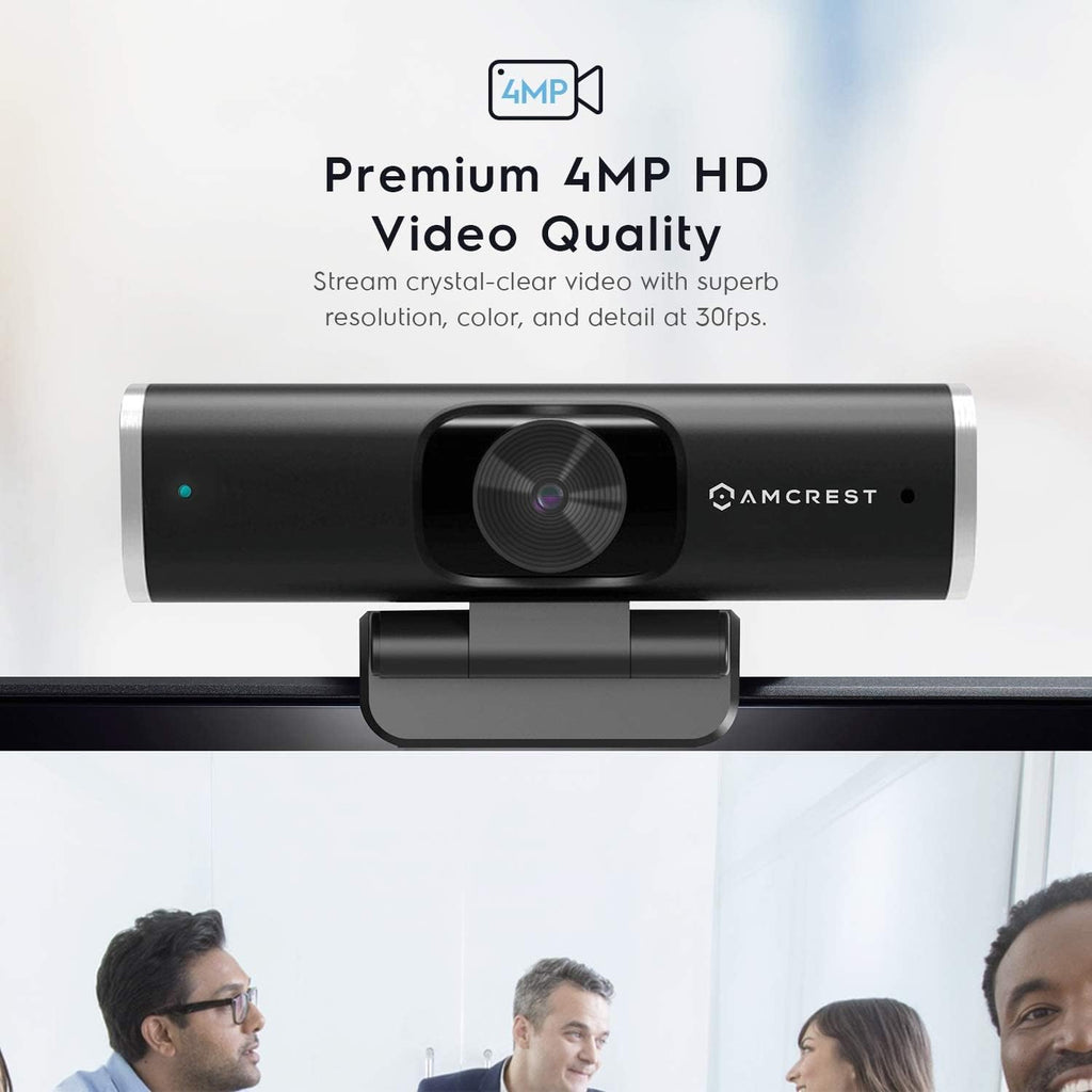 4-Megapixel Webcam with Microphone & Privacy Cover V79225