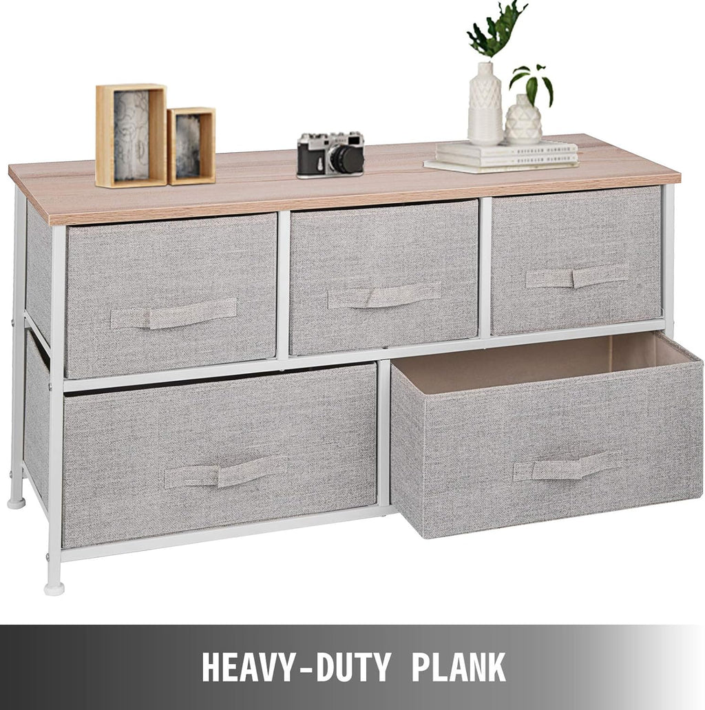 5 Drawer Storage Tower Dresser Chest Cabinet Z2741