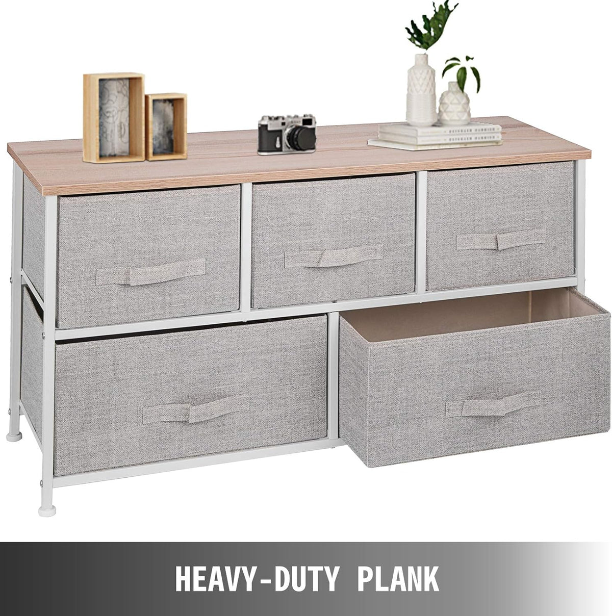 5 Drawer Storage Tower Dresser Chest Cabinet Z2741