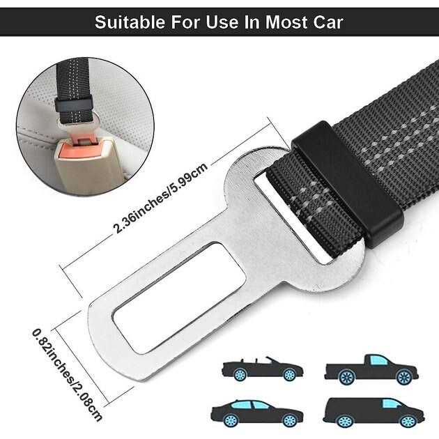 Adjustable Dog Car Seat Belt W371877