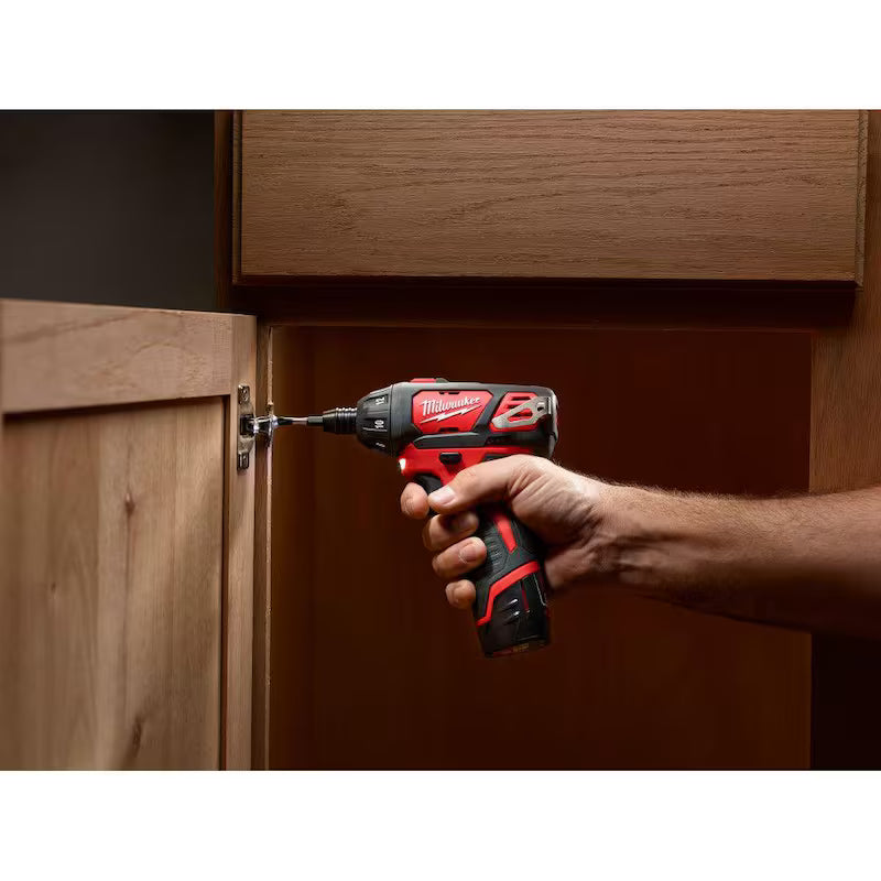 12V Cordless 1/4 in. Hex Screwdriver Kit with 72-Piece Bit Set S273756