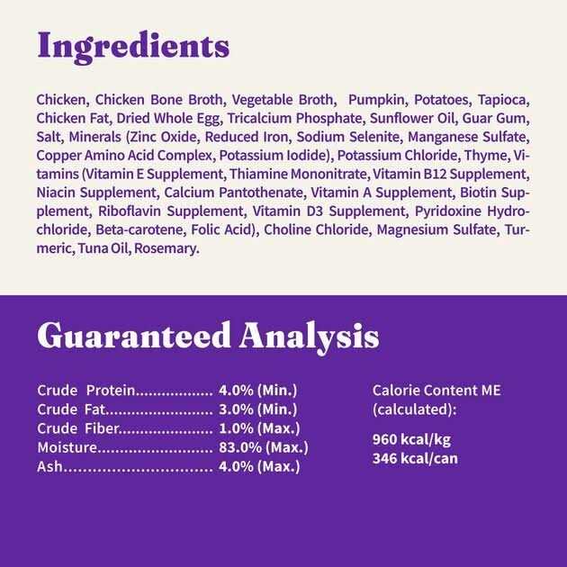 Grain Free Chicken Wet Dog Food C654