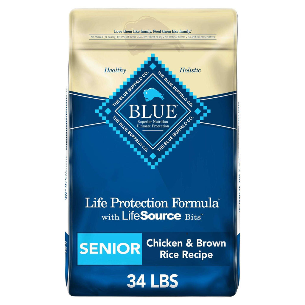 Natural Senior Chicken and Brown Rice Dry Dog Food Y51081
