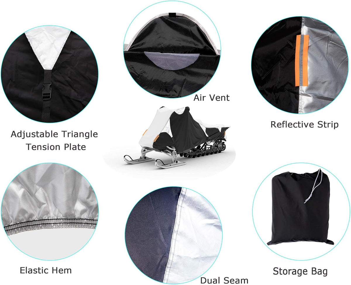 Waterproof X-Large Snowmobile Cover R709
