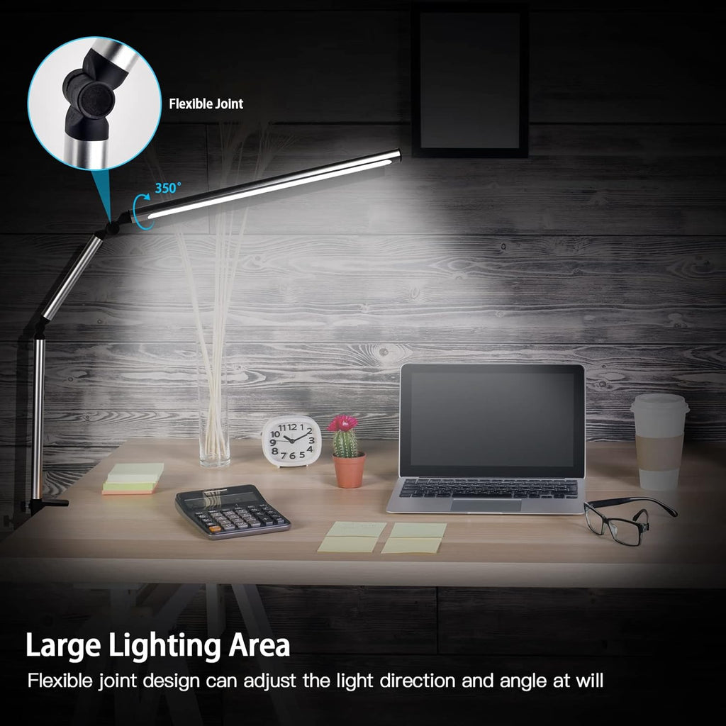 LED Desk Lamp with Clamp and Remote N82246