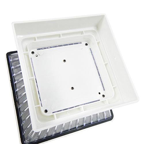 White 8 Pack Solar LED Post Deck Cap G9744