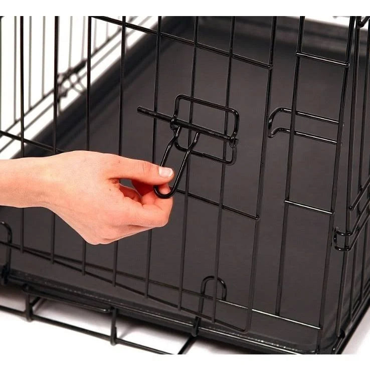 Double Door Metal Dog Crate K4856