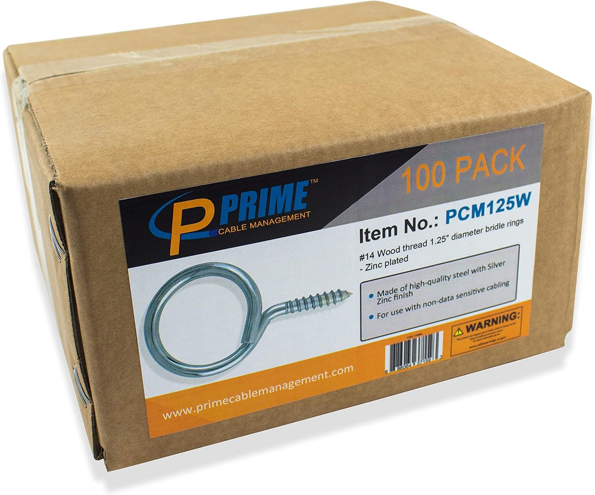Heavy Duty 1 1/4 Threaded Bridle Rings Wood Screw B81702
