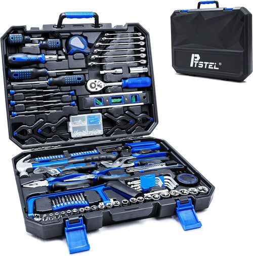 228 Piece Household Hand Tool Kit with Toolbox Storage Case M1539