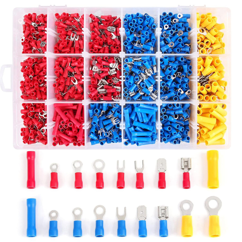 1280PCS Insulated Crimp Terminals Connector Set B959