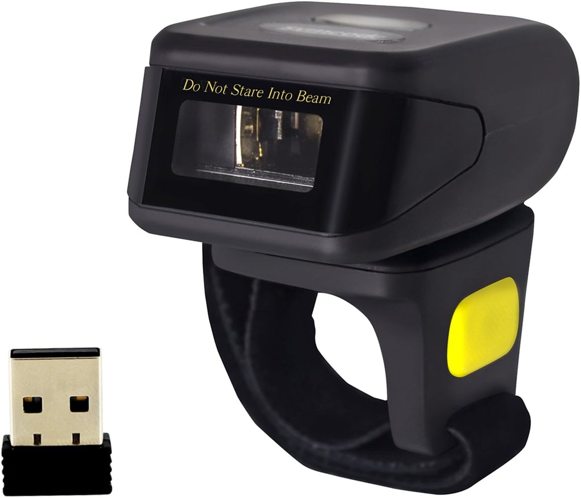 Bluetooth Wireless Ring Barcode Scanner Q48420