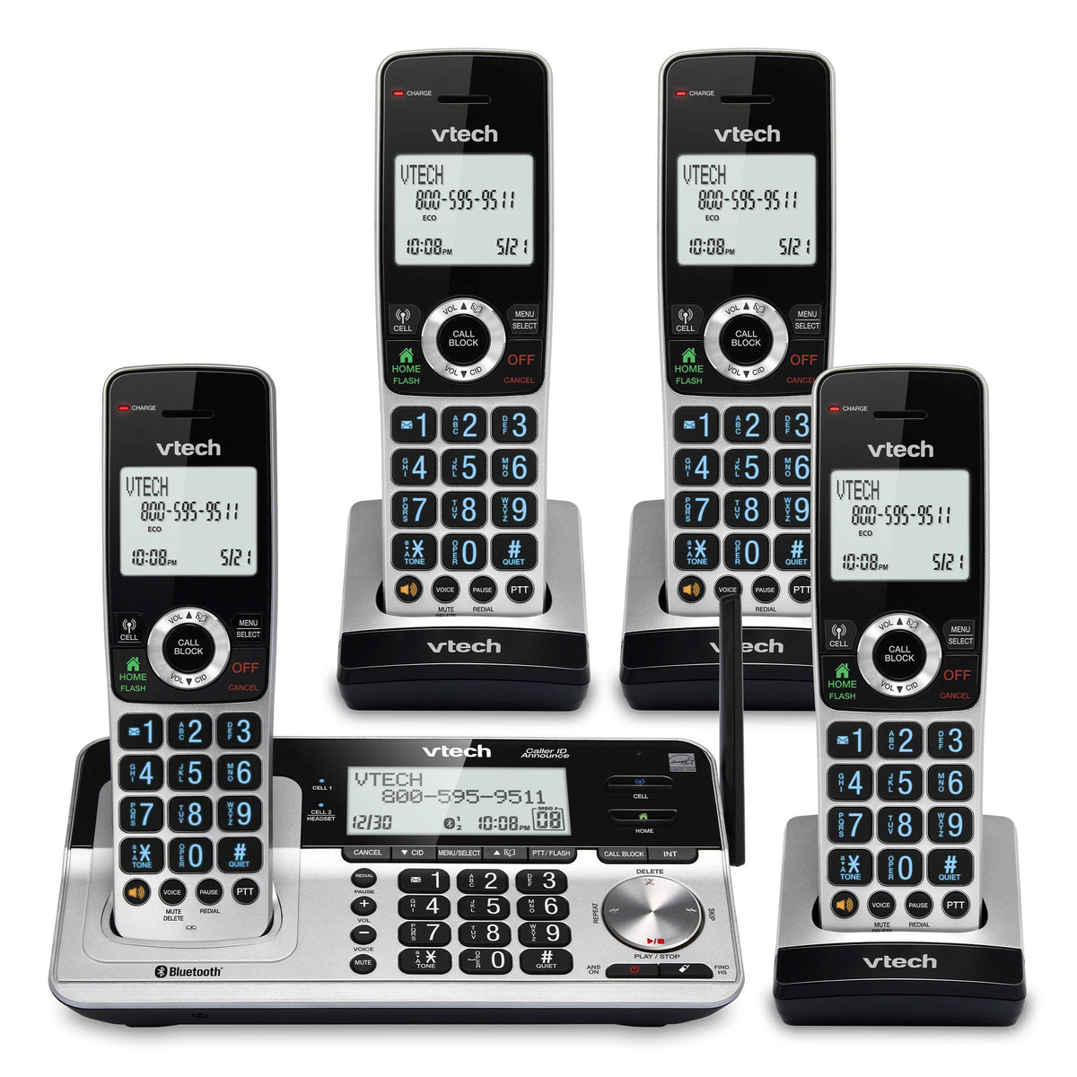 4 Handset Cordless Phone with Call Blocking O23215