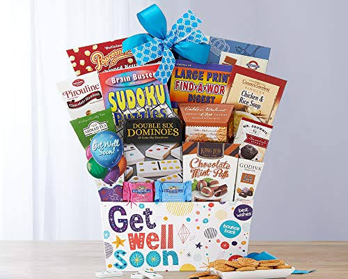 Get Well Soon Care Package Gift Basket G8034