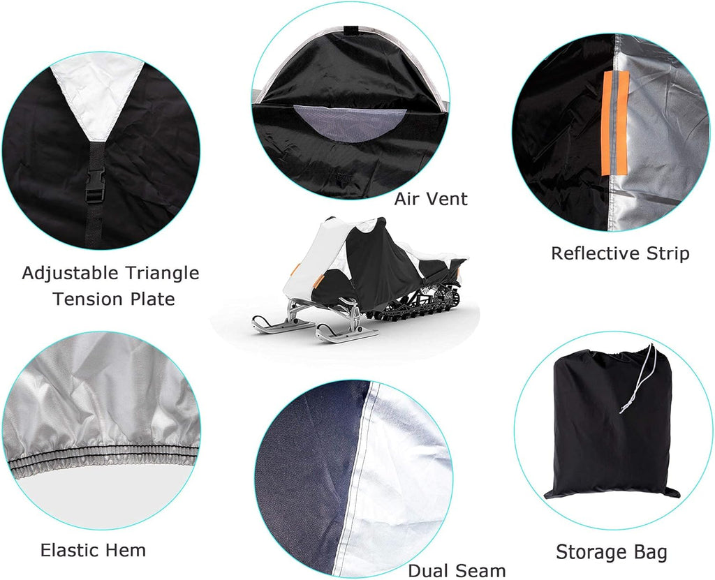Waterproof X-Large Snowmobile Cover R709