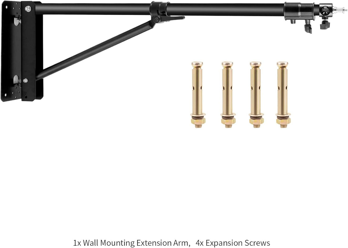 Wall Mount Boom Arm with Triangle Base Adjustable Camera Mount V476611