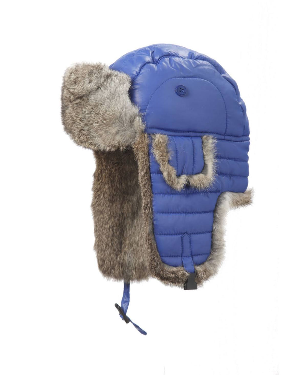 Nylon Shell Rabbit-Trimmed Aviator Hat G40571