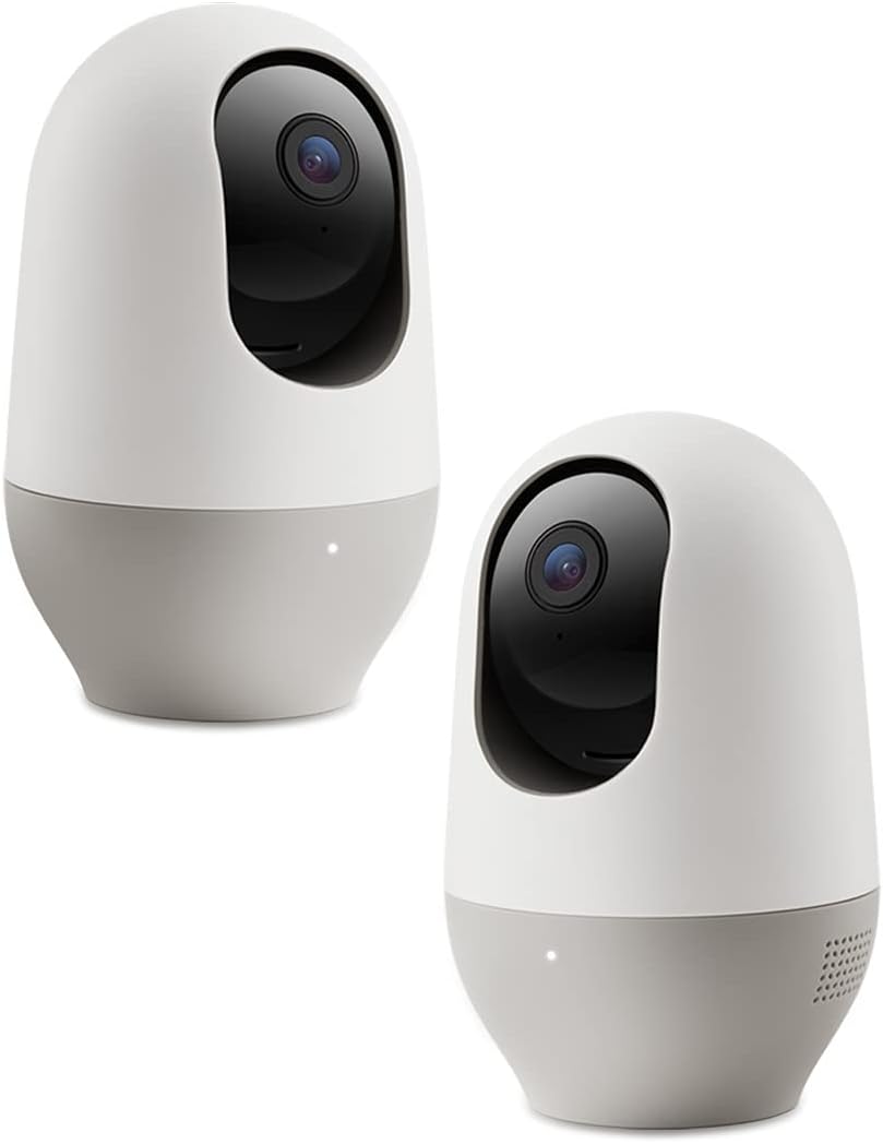 Indoor 1080P WiFi Security Camera Two Pack F9167