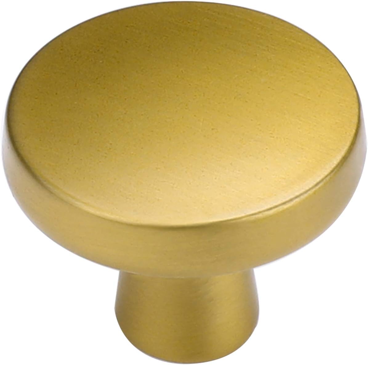 Brushed Brass Cabinet Knobs 10 Pack F686069