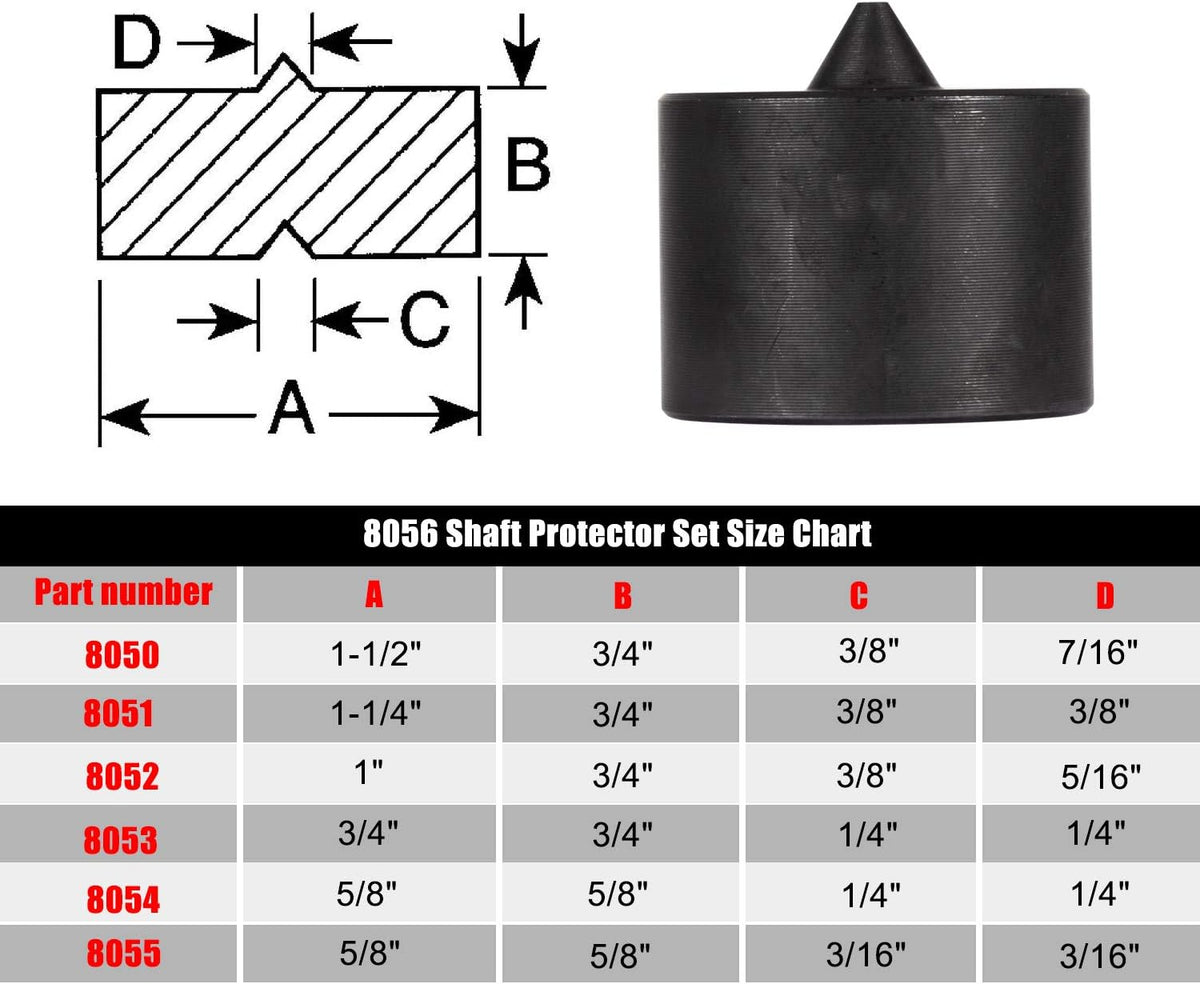 Shaft Protector Set, Large Gear and Pulley Puller & Gear and Pulley Puller G986