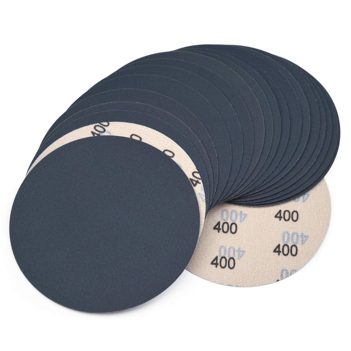 6 Inch 2000 Grit Waterproof Hook & Loop Silicon Carbide Sanding Discs 20-Pack B390