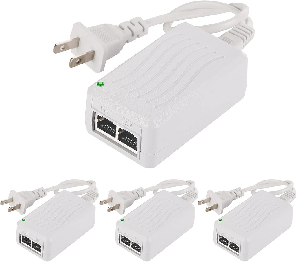 3 Pack 48V 0.5A PoE Injector Power Supply Adapter Z887165